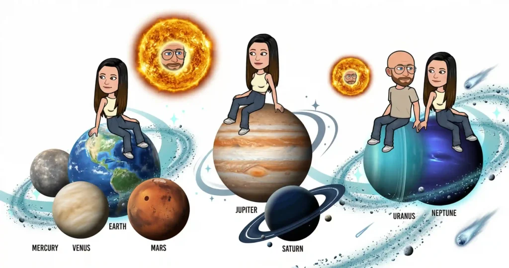 Snapchat Planets Order