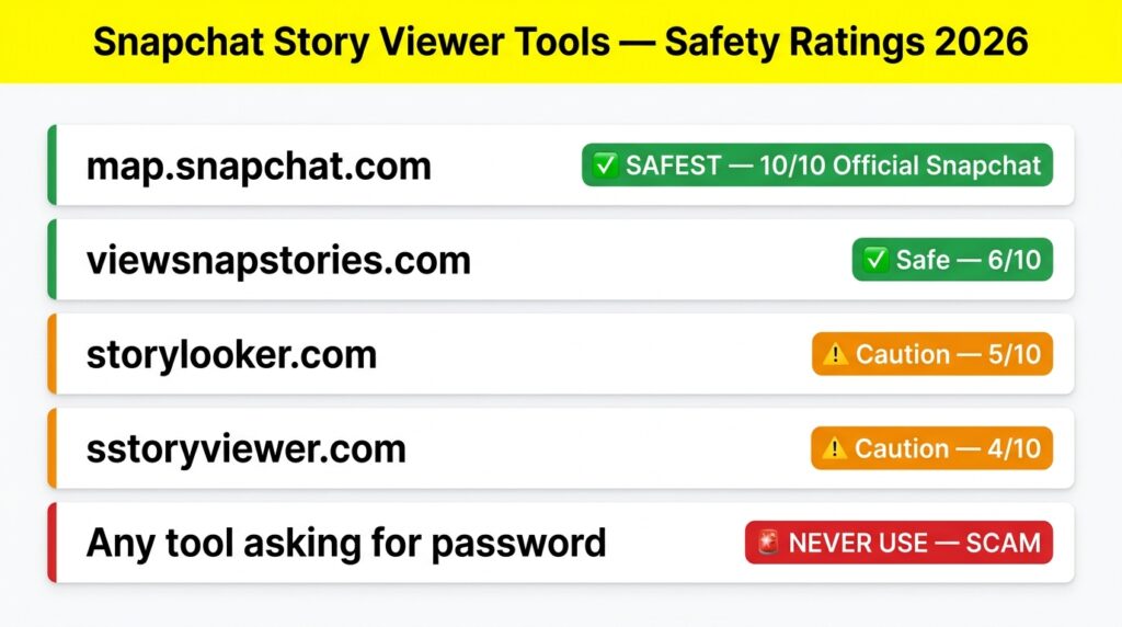 Snapchat Story Viewer: Complete 2026 Guide 4 Infographic Snapchat Story Viewe… 202606141231