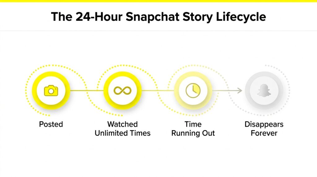Snapchat Story: The Complete Guide to How It Works (2026) 3 24 Hour Story Lifecycle Timeline